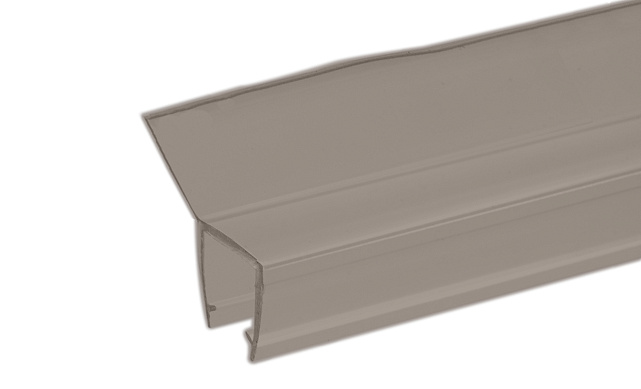 Уплотнитель для стекла 8 мм, полупрозрачный черный, 135°, стекло-стекло 2200 мм t203-2 BL Уплотнитель для стекла 8 мм, полупрозрачный черный, 135°, стекло-стекло 2200 мм t203-2 BL