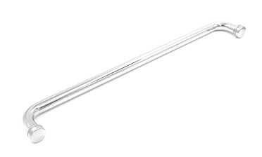 Ручка-полотенцесушитель, полированная, без кноба 19х450, для стекла 8-10 мм, под отверстие 12 мм t623-450 PSS купить в Челябинске