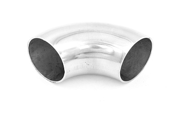 Отвод поручня под сварку Ø38.1х1.45 мм, 90°, полированный 400 Grit, (AISI 201) k095-6 купить в Челябинске Отвод поручня под сварку Ø38.1х1.45 мм, 90°, полированный 400 Grit, (AISI 201) k095-6 купить в Челябинске