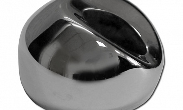 Наконечник штампованный (СПС) косой 30° на трубу Ø38,1 мм, для поручня Ø38.1мм, полированный, нержавеющий, AISI 304, k016 купить в Челябинске Наконечник штампованный (СПС) косой 30° на трубу Ø38,1 мм, для поручня Ø38.1мм, полированный, нержавеющий, AISI 304, k016 купить в Челябинске