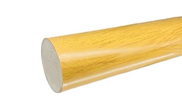 Пластиковый поручень текстурный, цвет Дуб, Ø49мм, длина 4м k891-2  купить в Челябинске