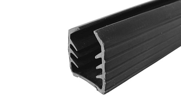 Уплотнитель в поручень с пазом 24х24 для стекла 12 мм, EPDM Фk301 купить в Челябинске Уплотнитель в поручень с пазом 24х24 для стекла 12 мм, EPDM Фk301 купить в Челябинске