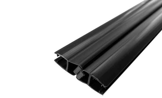 Комплект уплотнителей для стекла 8мм (2 шт.), стекло-стекло, с магнитом 135°, 2,2 м.черный непрозрачный t208 BL-U Комплект уплотнителей для стекла 8мм (2 шт.), стекло-стекло, с магнитом 135°, 2,2 м.черный непрозрачный t208 BL-U