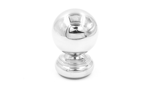 Наконечник шар на стойку Ø50.8 мм, штампованный, полированный, 400 Grit, AISI 201 k075-2 Наконечник шар на стойку Ø50.8 мм, штампованный, полированный, 400 Grit, AISI 201 k075-2