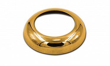 Низ стойки малый Ø38.1 мм, S=0.4 мм, Ø60 мм, полированный, золото k015-88 купить в Челябинске Низ стойки малый Ø38.1 мм, S=0.4 мм, Ø60 мм, полированный, золото k015-88 купить в Челябинске