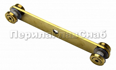 Стеклодержатель пластинчатый 3хМ8, по центрам 170х5 мм, полированный, шайбы 5 мм литые, под стекло 6-12 мм, (AISI 304), под золото Фk023-88 купить в Челябинске Стеклодержатель пластинчатый 3хМ8, по центрам 170х5 мм, полированный, шайбы 5 мм литые, под стекло 6-12 мм, (AISI 304), под золото Фk023-88 купить в Челябинске