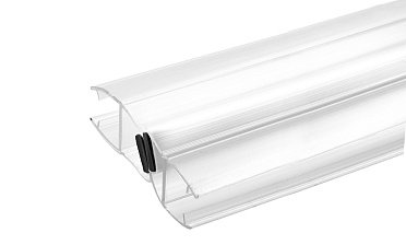 Комплект уплотнителей для стекла в душевую кабину (2 шт.), стекло-стекло 10 мм, с магнитом 135°, 2200 мм t228 купить в Челябинске