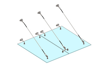 Комплект фурнитуры для козырька 1500х1800 (на вантах/тягах) k671-15-18 купить в Челябинске Комплект фурнитуры для козырька 1500х1800 (на вантах/тягах) k671-15-18 купить в Челябинске