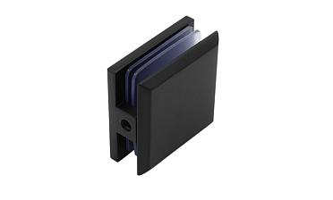  Коннектор для душевой кабины стена-стекло 45х45, вырез 67, цинк, черный t730 BZn купить в Челябинске