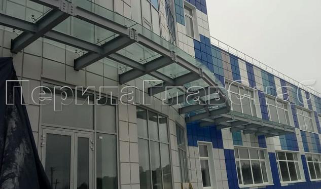 пос. Першино козырек на подконструкции в Челябинске. Готовые проекты ПерилаГлавСнаб