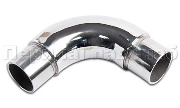 Отвод трубы Ø25.4 мм со вставками, удлиненный, полированный (AISI 304) k325-3 купить в Челябинске