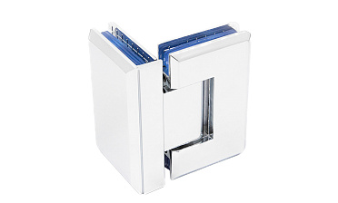 Петля для душевой кабины стекло-стекло 90° 90х55 мм цинк, полированная t304 PZn купить в Челябинске Петля для душевой кабины стекло-стекло 90° 90х55 мм цинк, полированная t304 PZn купить в Челябинске