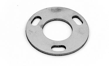 Фланец стойки 50/90х3 мм, 3 отв. М10х20, черный металл k116-50-9 купить в Челябинске