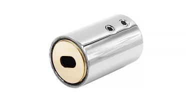 Коннектор стена-труба для трубы 19 мм, без юбки, полированный t907-2 PSS купить в Челябинске