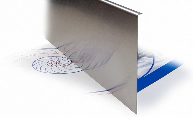 Накладка на профиль 601 (тыльная/лицевая), AISI 304 шлифованная k601-09