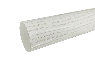 Пластиковый поручень текстурный, цвет белый, Ø49мм, длина 4м k893-2 купить в Челябинске Пластиковый поручень текстурный, цвет белый, Ø49мм, длина 4м k893-2 купить в Челябинске