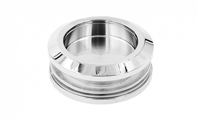 Дверная ручка 58 мм под отверстие 47 мм полированная t665 PSS Дверная ручка 58 мм под отверстие 47 мм полированная t665 PSS