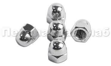 Колп. гайка нерж. М8  (DIN 1587.А2) М-3316 купить в Челябинске