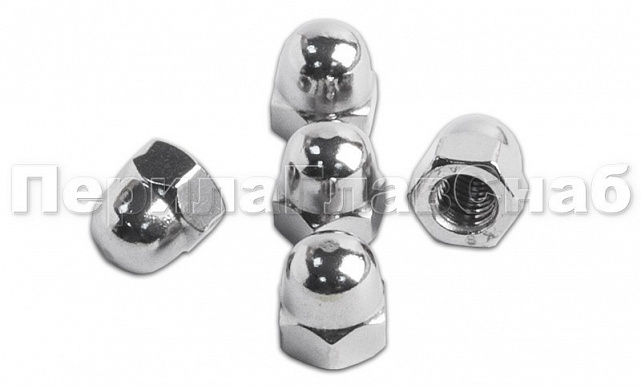 Колп. гайка нерж. М8  (DIN 1587.А2) М-3316 Колп. гайка нерж. М8  (DIN 1587.А2) М-3316