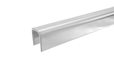 Профиль П-образный, L=2000 мм, t=1.5 мм, для стекла 12 мм, полир. (AISI 304) Ф-0454 купить в Челябинске Профиль П-образный, L=2000 мм, t=1.5 мм, для стекла 12 мм, полир. (AISI 304) Ф-0454 купить в Челябинске