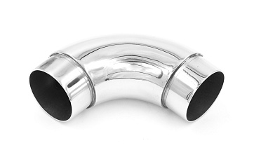 Отвод поручня под Ø38.1х1.5 мм, 90°, литой, полированный, со вставками, (AISI 201) k059-3 купить в Челябинске Отвод поручня под Ø38.1х1.5 мм, 90°, литой, полированный, со вставками, (AISI 201) k059-3 купить в Челябинске