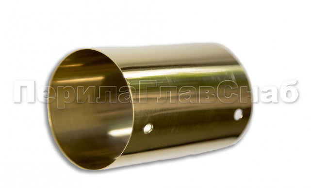 Соединитель для круглого пластикового поручня Ø50.8, золото k260-88 Соединитель для круглого пластикового поручня Ø50.8, золото k260-88