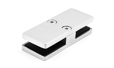 Соединитель стекол, прямой, 101х40, нержавеющая сталь AISI 304, полированная k118 купить в Челябинске Соединитель стекол, прямой, 101х40, нержавеющая сталь AISI 304, полированная k118 купить в Челябинске