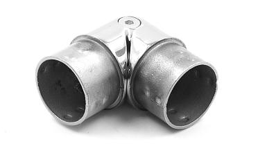 Поворот литой, шарнирный под Ø42.4 мм, полированный, AISI 304 k273 купить в Челябинске