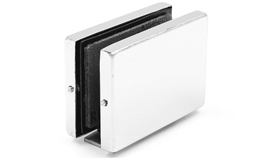 Коннектор стена-стекло с монтажной пластиной, полированный, вырез 09 t192 PSS купить в Челябинске