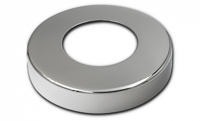 Низ стойки Ø50.8 мм, S=0.8 мм, 100х18 мм, полированный (AISI 316) k217-4