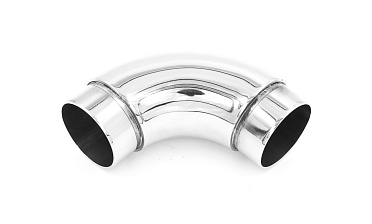 Отвод поручня под Ø38.1х110х1.5 мм, 90°, литой, полированный 600 Grit, с двумя установочными кольцами, (AISI 316) k059-4 купить в Челябинске