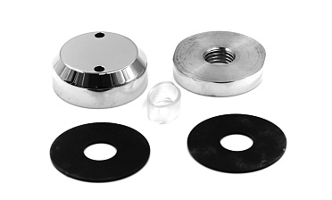 Комплект торцевого крепления несущего стекла, полированный, литой. AISI 304 k277-6  купить в Челябинске Комплект торцевого крепления несущего стекла, полированный, литой. AISI 304 k277-6  купить в Челябинске