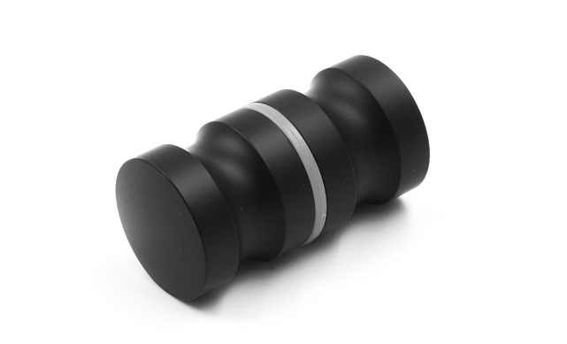 Дверная ручка "кноб", алюминий-черный t692 ALBL  Дверная ручка "кноб", алюминий-черный t692 ALBL