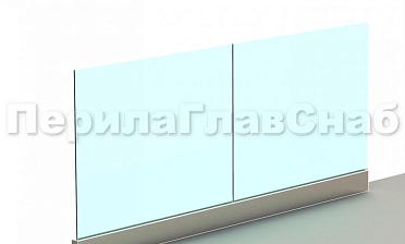 Ограждение без поручня на профиле купить в Челябинске