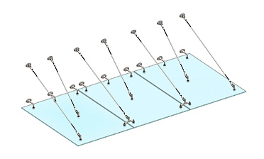 Комплект фурнитуры для козырька 1800х3700 (на вантах/тягах) k671-18-37 купить в Челябинске Комплект фурнитуры для козырька 1800х3700 (на вантах/тягах) k671-18-37 купить в Челябинске