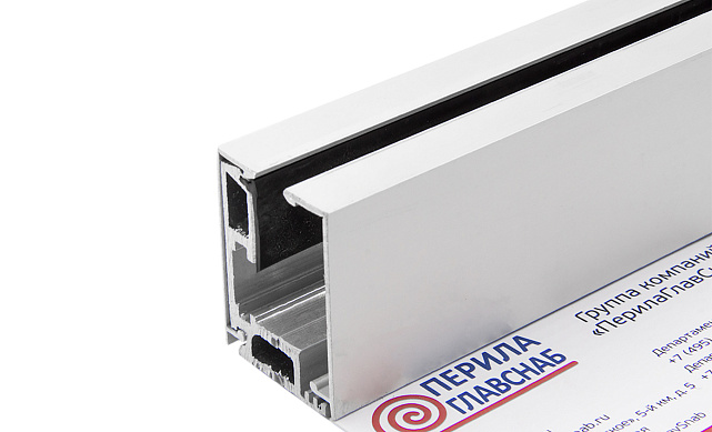 Профиль алюминиевый зажимной для стекла 8-12 мм, АНОД с отверстием, длина 3 м т40-7 AL Профиль алюминиевый зажимной для стекла 8-12 мм, АНОД с отверстием, длина 3 м т40-7 AL