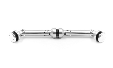 Крепление на три стекла 10-12 мм, штанга 82 мм, без зенковки tt204-82A SSS купить в Челябинске