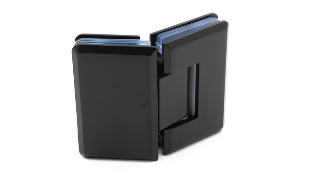 Петля для душевой стекло-стекло 90х55 мм, 135°, цинк, черный t302 BZn Петля для душевой стекло-стекло 90х55 мм, 135°, цинк, черный t302 BZn