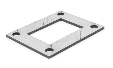 Фланец прямоугольный нержавеющий 100х80 (под трубу 40x60) Ф-0533 купить в Челябинске Фланец прямоугольный нержавеющий 100х80 (под трубу 40x60) Ф-0533 купить в Челябинске
