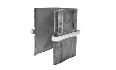 Соединитель для поручня 40х40 мм с пазом, полированный (AISI 304) Фk545-2 купить в Челябинске Соединитель для поручня 40х40 мм с пазом, полированный (AISI 304) Фk545-2 купить в Челябинске