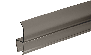 Уплотнитель для стекла 8мм, полупрозрачный черный, 180°, стекло-стекло 2,2 м  t204-2 BL купить в Челябинске Уплотнитель для стекла 8мм, полупрозрачный черный, 180°, стекло-стекло 2,2 м  t204-2 BL купить в Челябинске