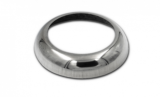 Низ стойки Ø42.4 мм, 75х12х0.4, полированный (AISI 304) k330 Низ стойки Ø42.4 мм, 75х12х0.4, полированный (AISI 304) k330