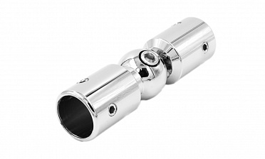 Соединитель трубы 19 мм, шарнирный, нержавеющая сталь AISI 304, полированная t915 PSS купить в Челябинске Соединитель трубы 19 мм, шарнирный, нержавеющая сталь AISI 304, полированная t915 PSS купить в Челябинске