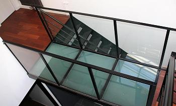 Стеклянный пол для легкого перекрытия между этажами в Челябинске. Готовые проекты ПерилаГлавСнаб