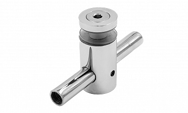 Спайдерный стеклодержатель для стекла 10 мм (5+5 мм), полированный, регулируемый (AISI 201) k215 купить в Челябинске Спайдерный стеклодержатель для стекла 10 мм (5+5 мм), полированный, регулируемый (AISI 201) k215 купить в Челябинске