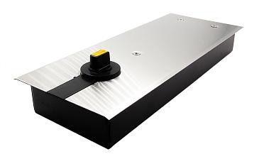 Доводчик для стеклянной двери до 100 кг EN4, напольный, 500 тыс, циклов, нержавеющая сталь AISI 304, шлифованная t184-3 SSS купить в Челябинске