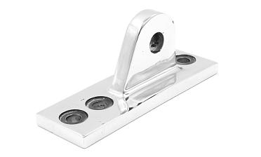 Крепление ванты(тяги) козырька к стойке алюминиевого фасада, AISI 304,литое,полированное, k610 купить в Челябинске