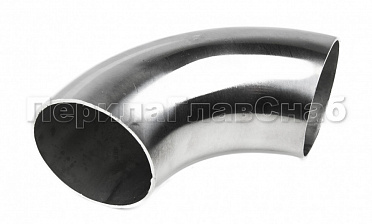 Отвод поручня под сварку для Ø50.8х1.5х145 AISI 201 #400 в упаковке по 100 шт. k021-15-100 купить в Челябинске