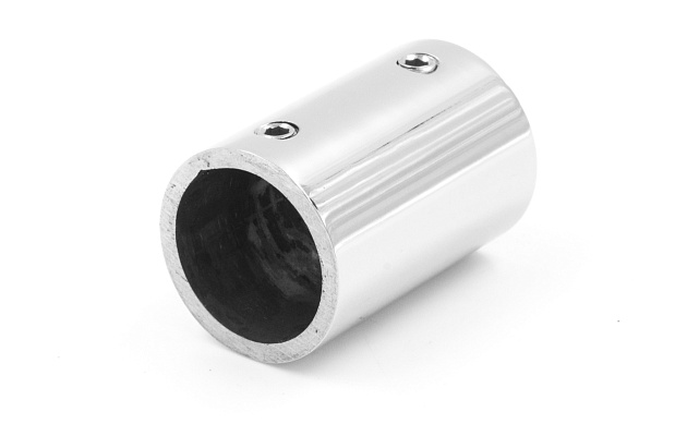 Соединитель трубы 19 мм, прямой, нержавеющая сталь AISI 304, полированная t901 PSS 2 Соединитель трубы 19 мм, прямой, нержавеющая сталь AISI 304, полированная t901 PSS 2