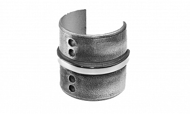 Соединитель с пазом на трубу Ø48.3 мм, полированный (AISI 304) k236 купить в Челябинске